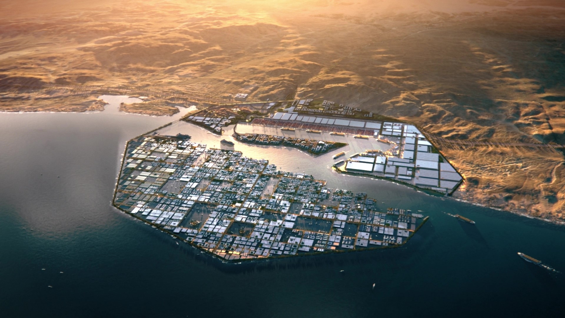 NEOM Oxagon Port Project
